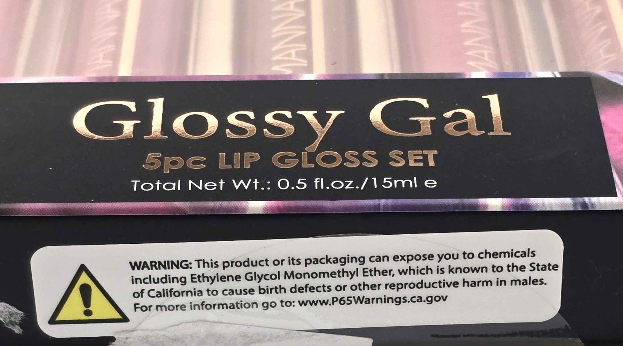 Manna Kadar Glossy Gal 5pc Lip Gloss Set