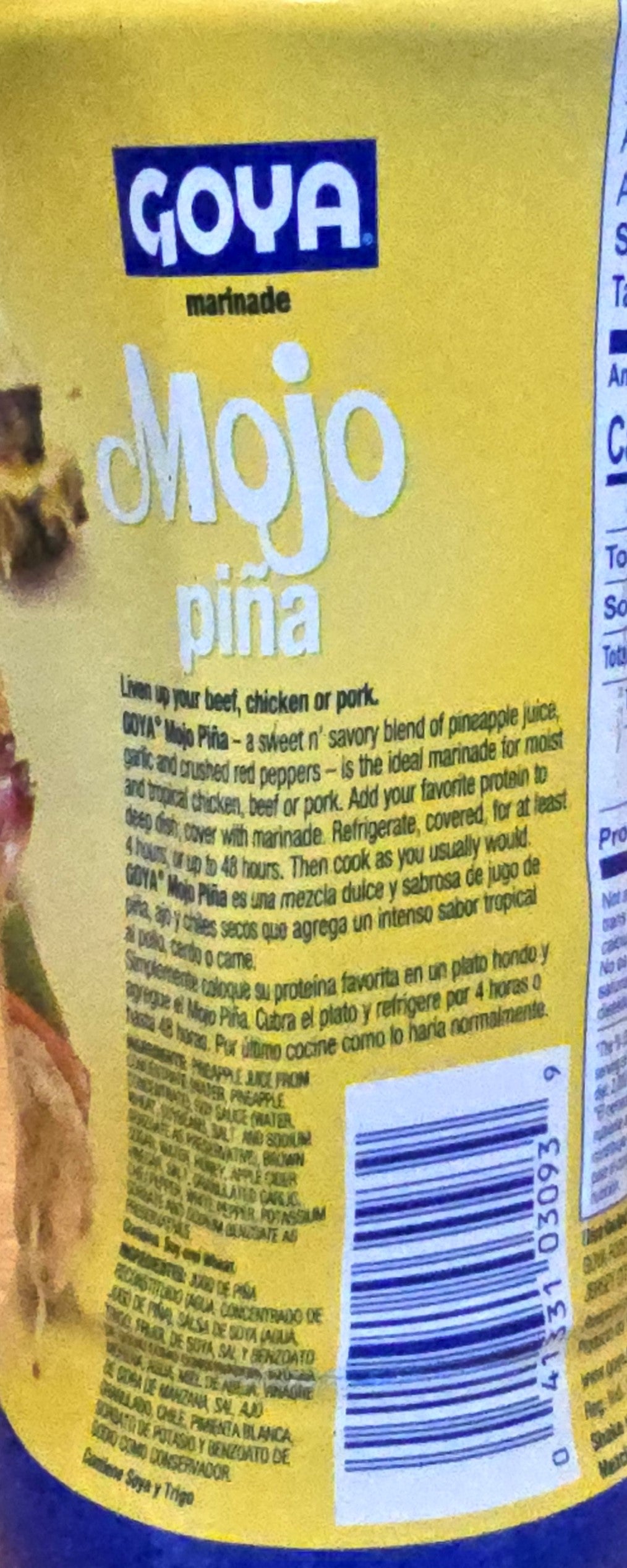 Goya Marinade, Mojo Pina, 24.5 Ounce