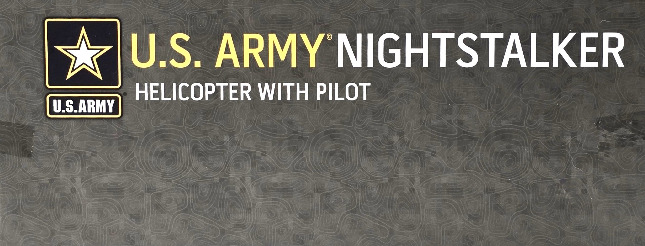 US Army Night Stalker Helicopter with Soldier Figure and Light/Sound