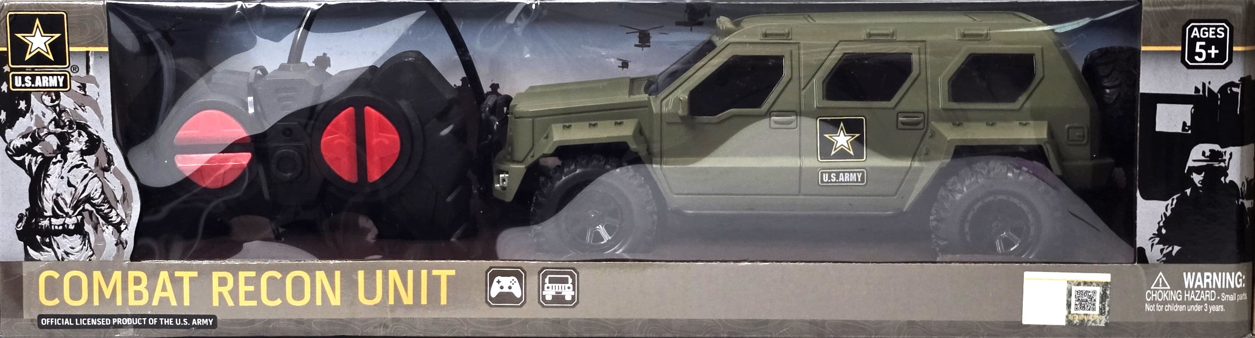 US Army Combat Recon Unit Remote Control Vehicle 5+
