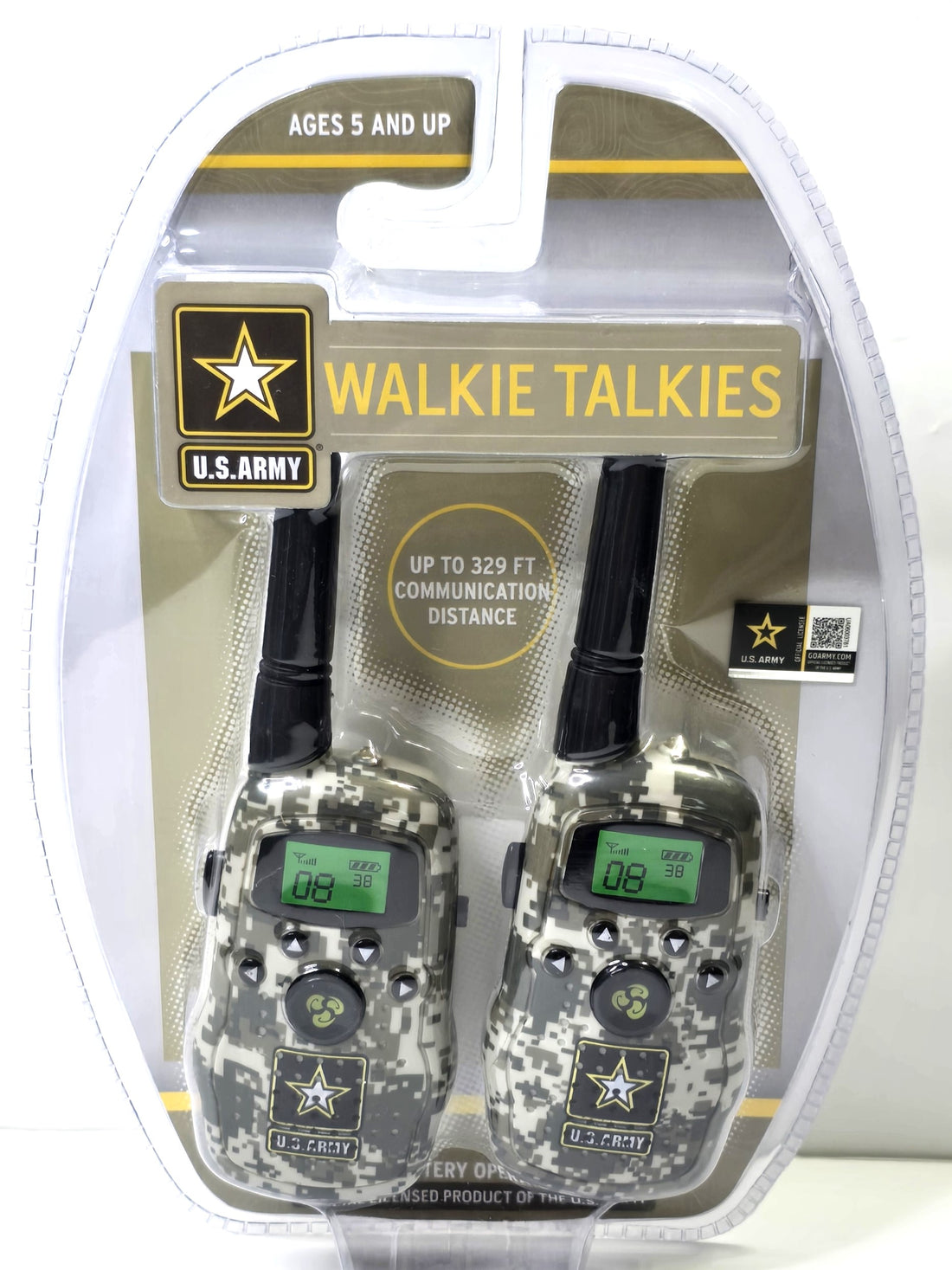 US Army Walkie Talkies Upto 329ft Communication Distance 5+