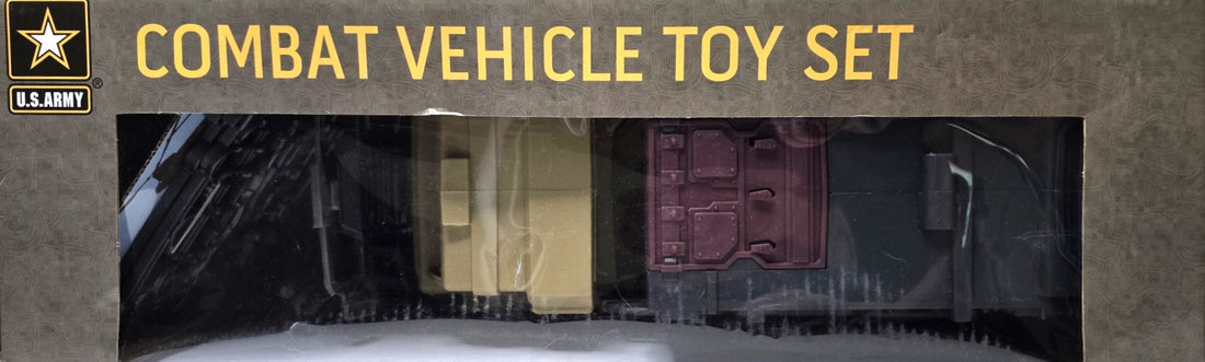 US Combat Vehicle Toy Set with Weapon Accessories Age 5+