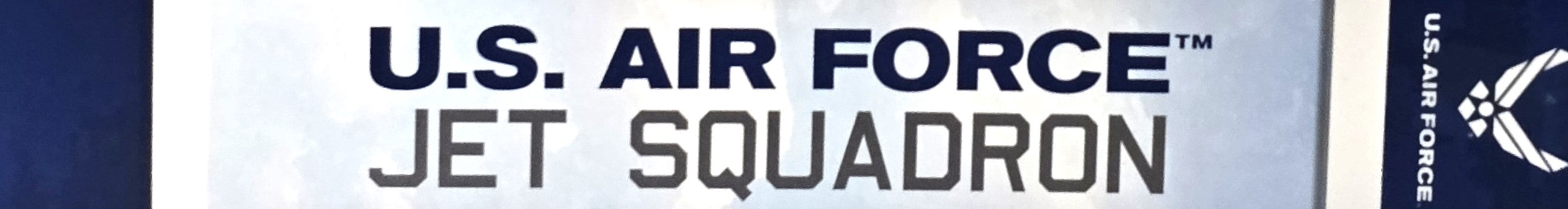 United Sates Air Force 4-Pack Toy Jet Squadron Die Cast Airplanes, Pull Back Military Fighter Jets, Diecast Air Plane Models