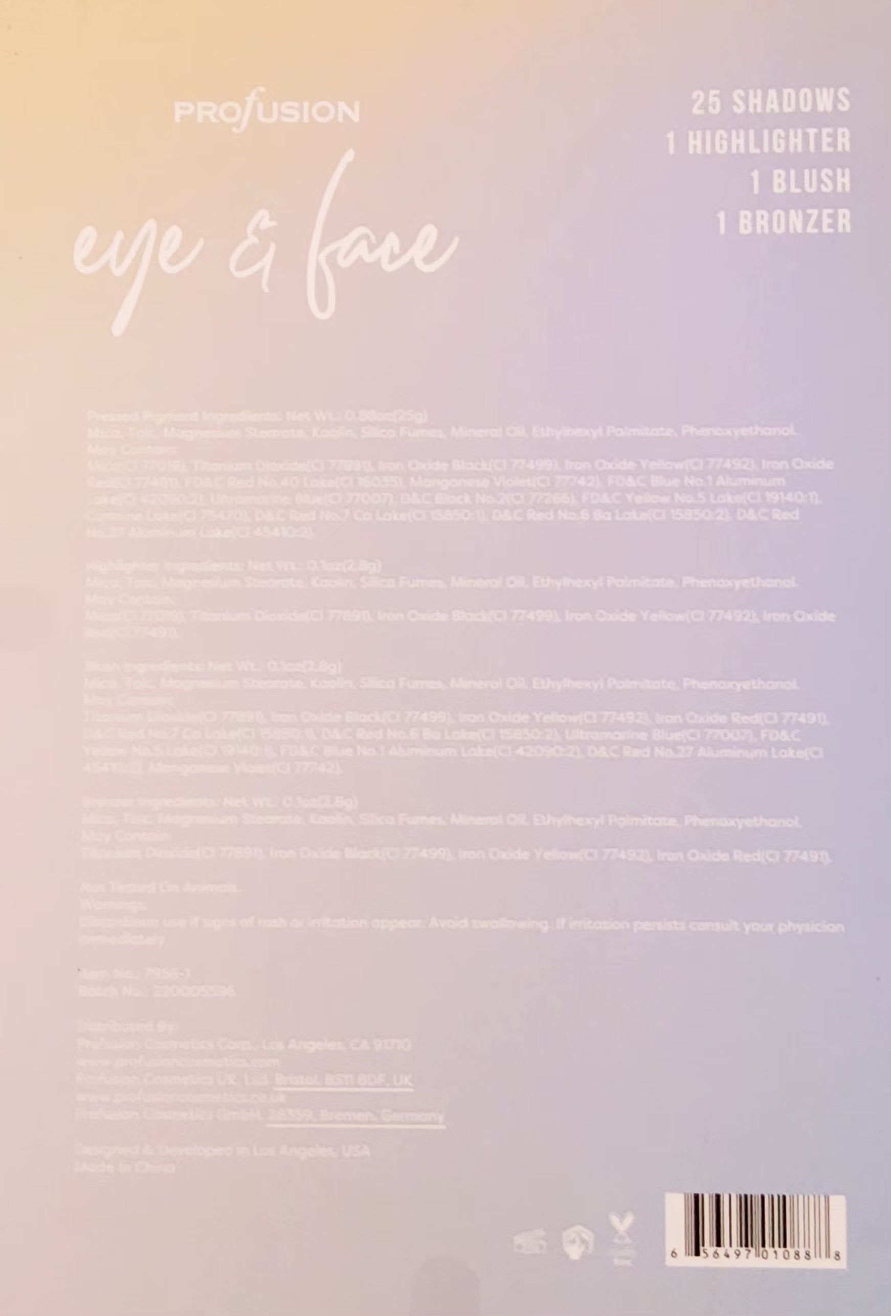 PROFUSION 6 Eye and Face Beauty Books1