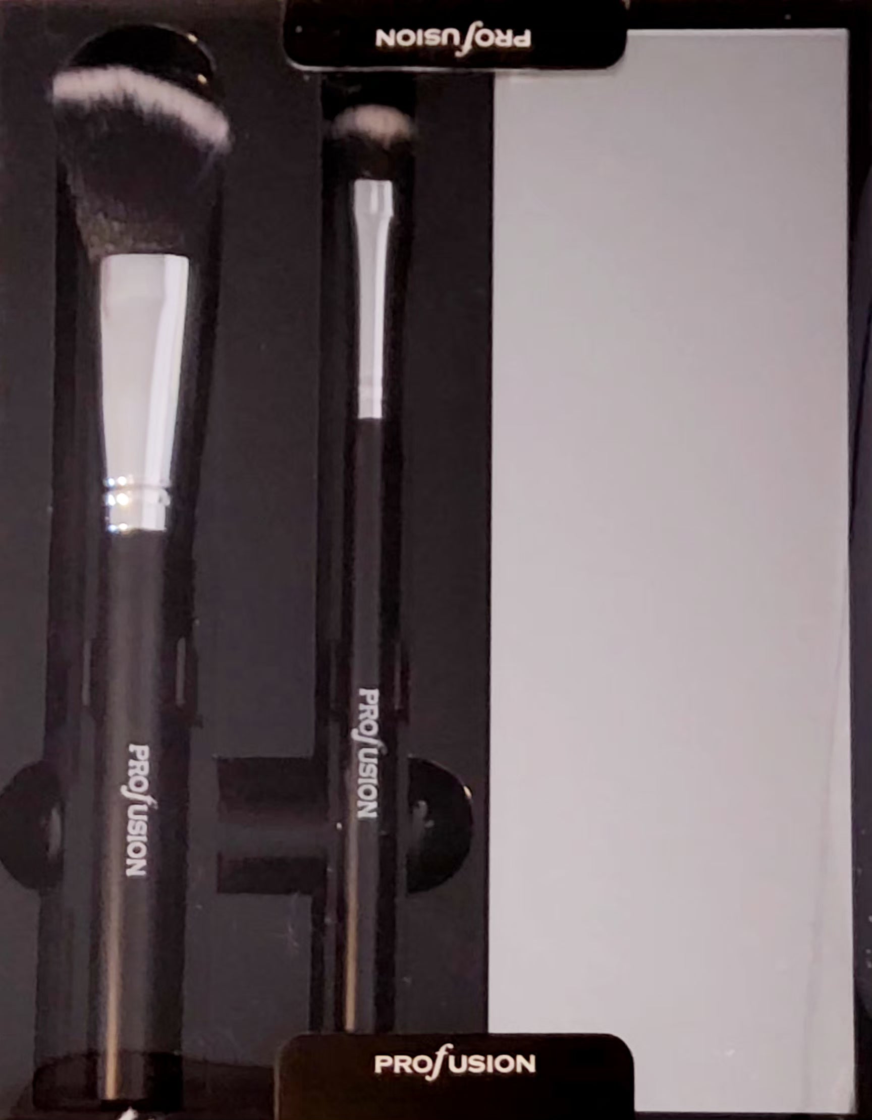 PROFUSION Bronzer & Highlighter Book with 2 Brushes and a Mirror