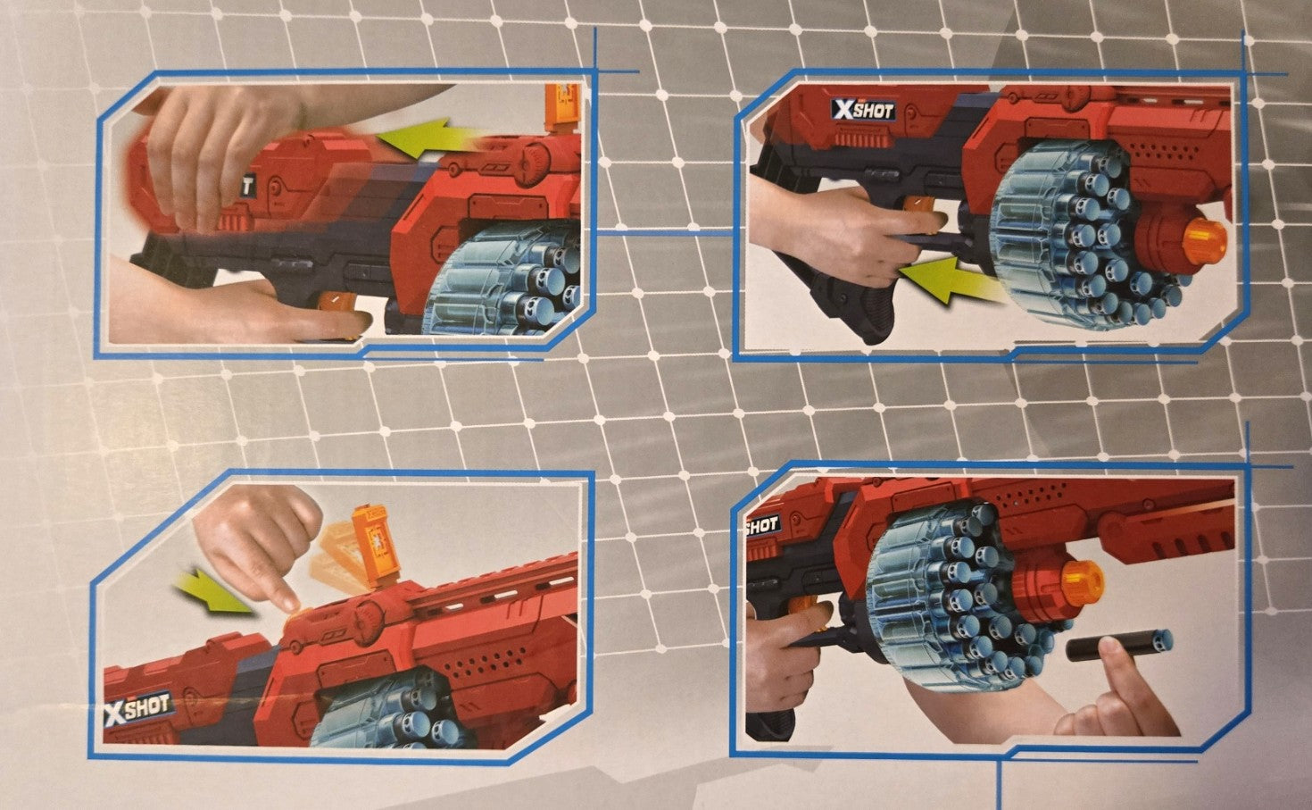 ZURU Xshot Turbo Fire x48 Foam darts