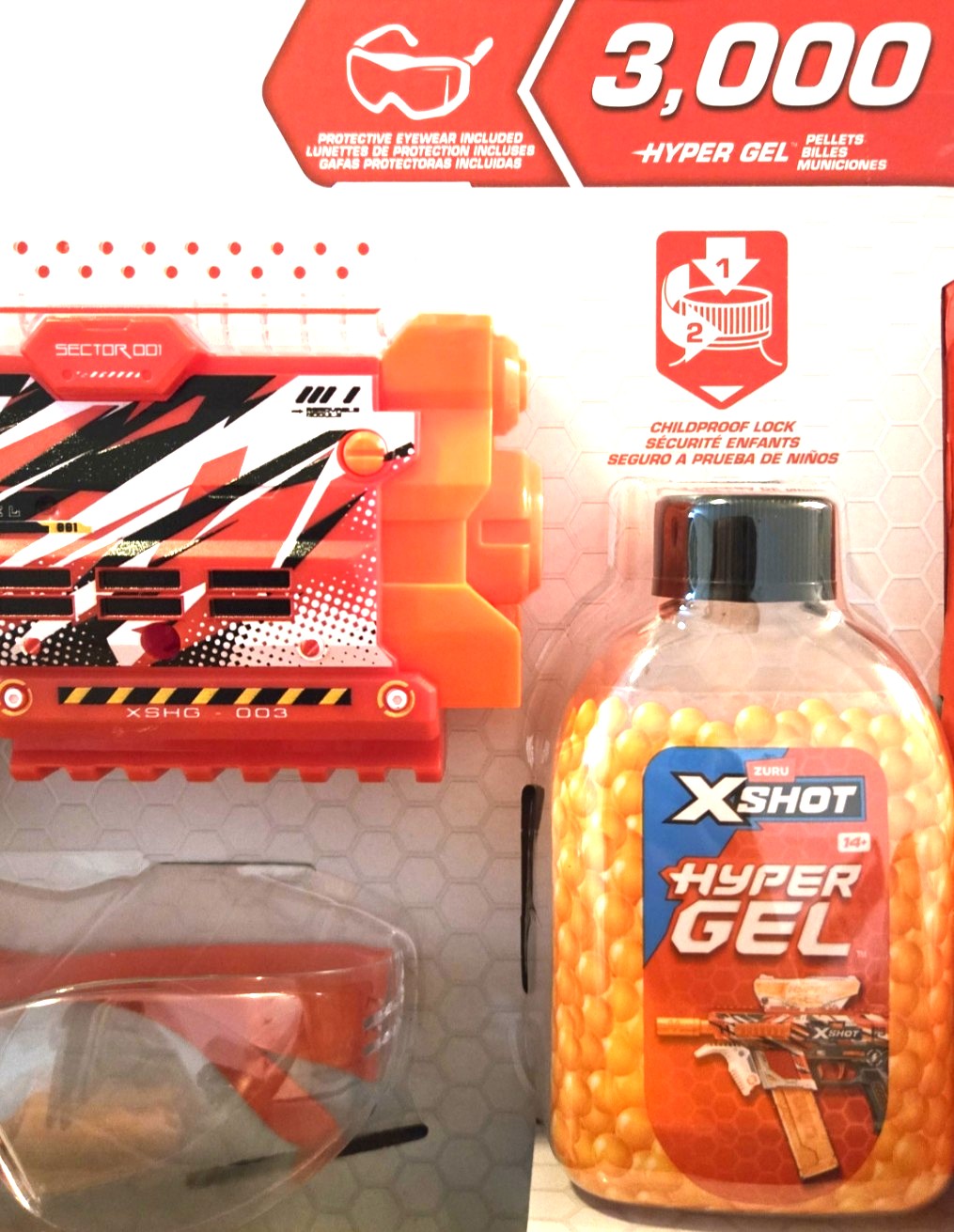 ZURU Xshot Hyper Gel Stinger 3000x 14x