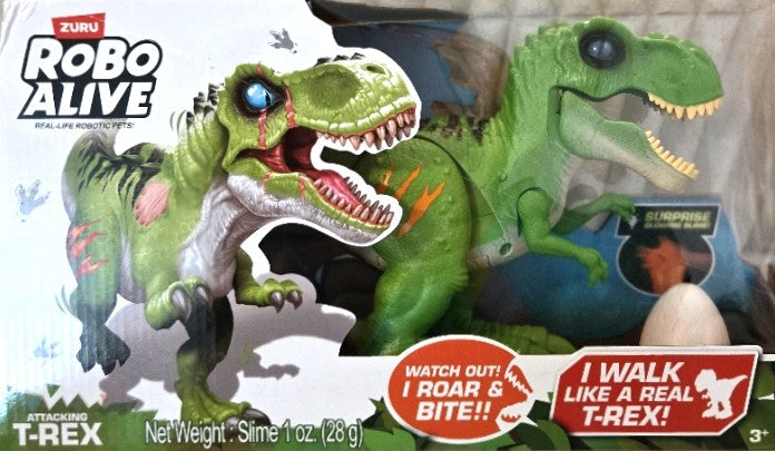 ZURU Robo Alive green Attacking T-Rex 3+