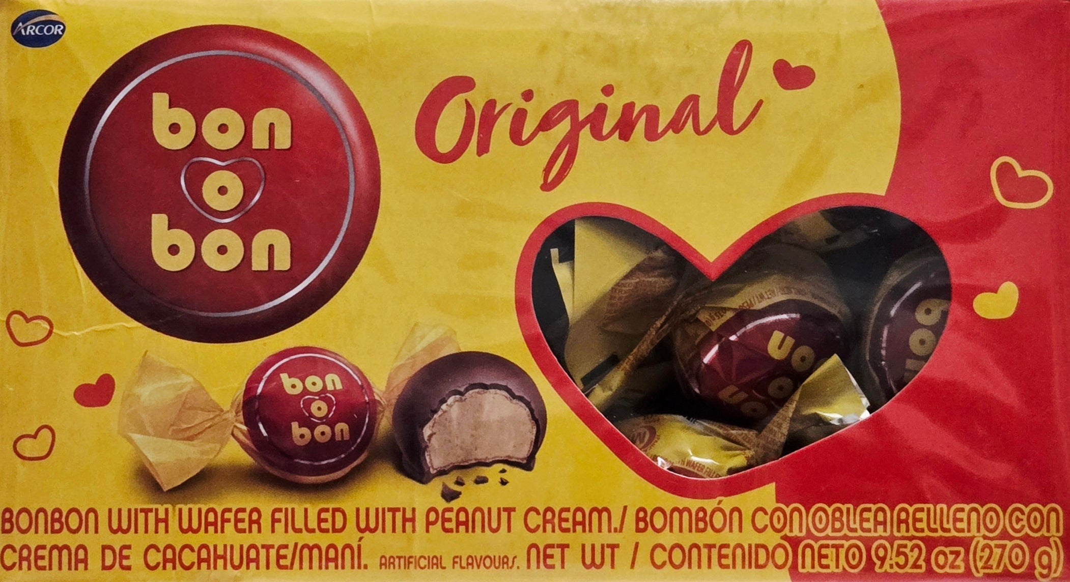 Bon o Bon Chocolate and White Chocolate Covered Truffle, 5.29 oz & 9.52oz