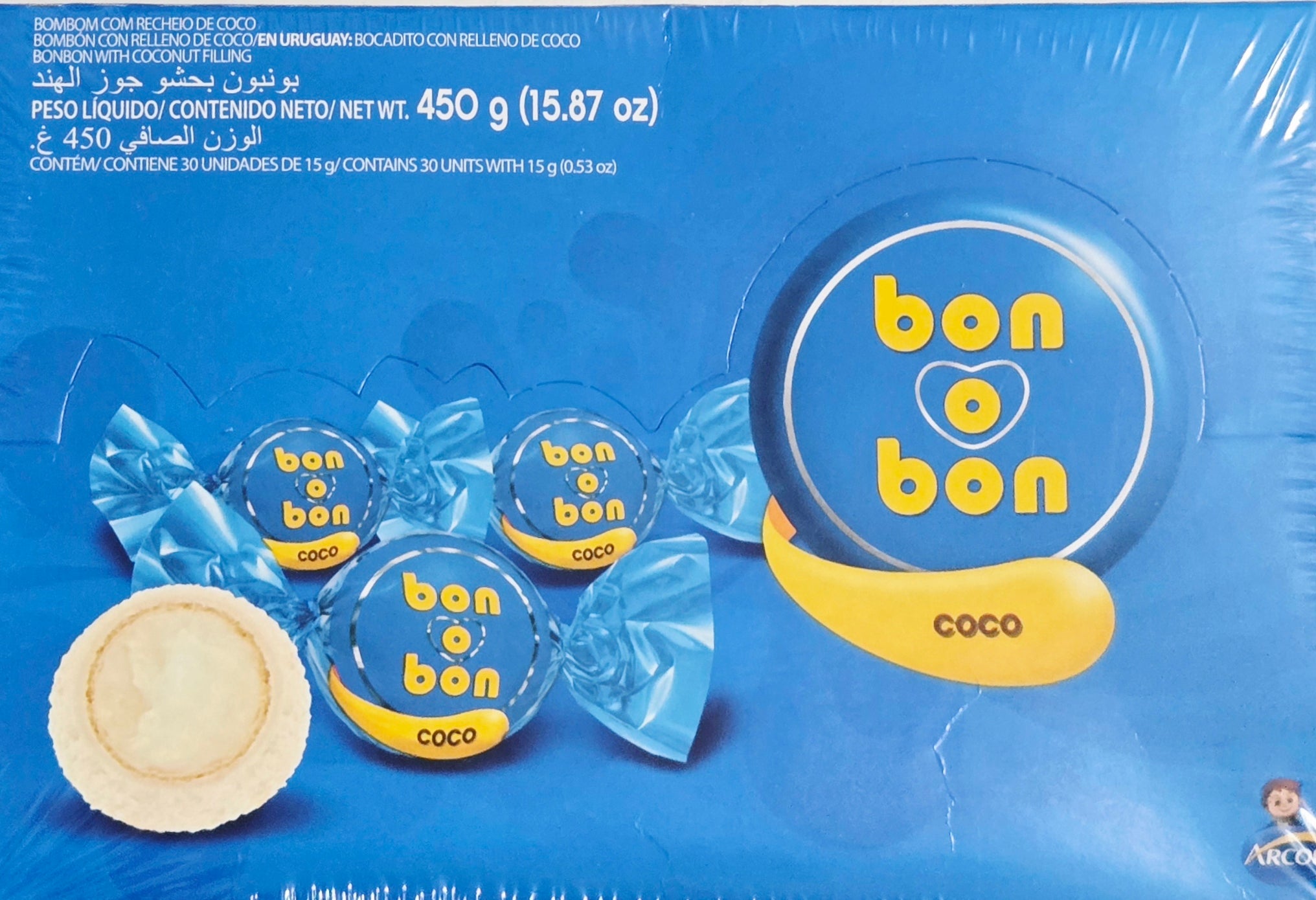 Bon o Bon Chocolate and White Chocolate Covered Truffle, 5.29 oz & 9.52oz