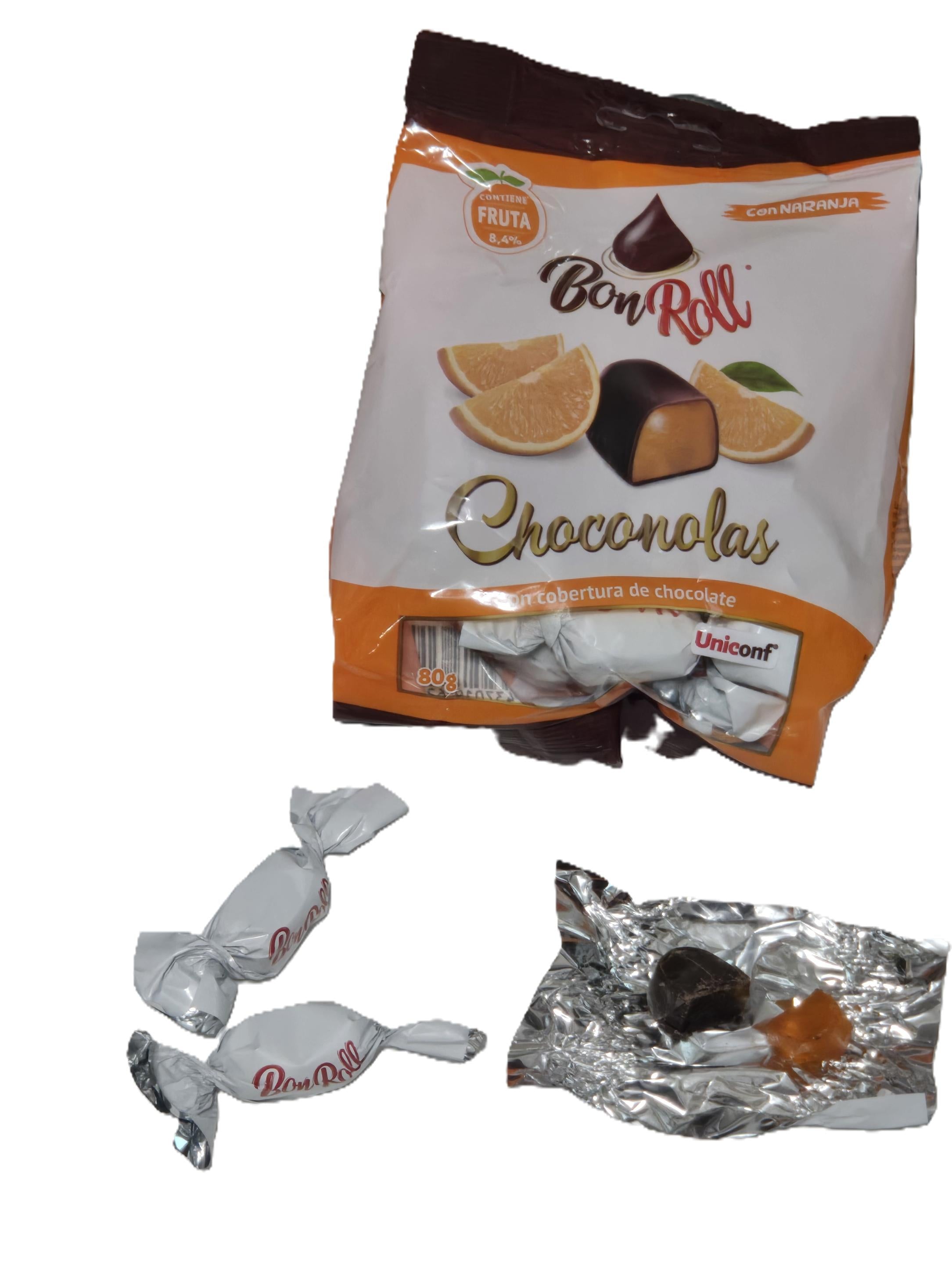 Bon Roll Choconolas Covered Fruits 2.82oz/80g Bag