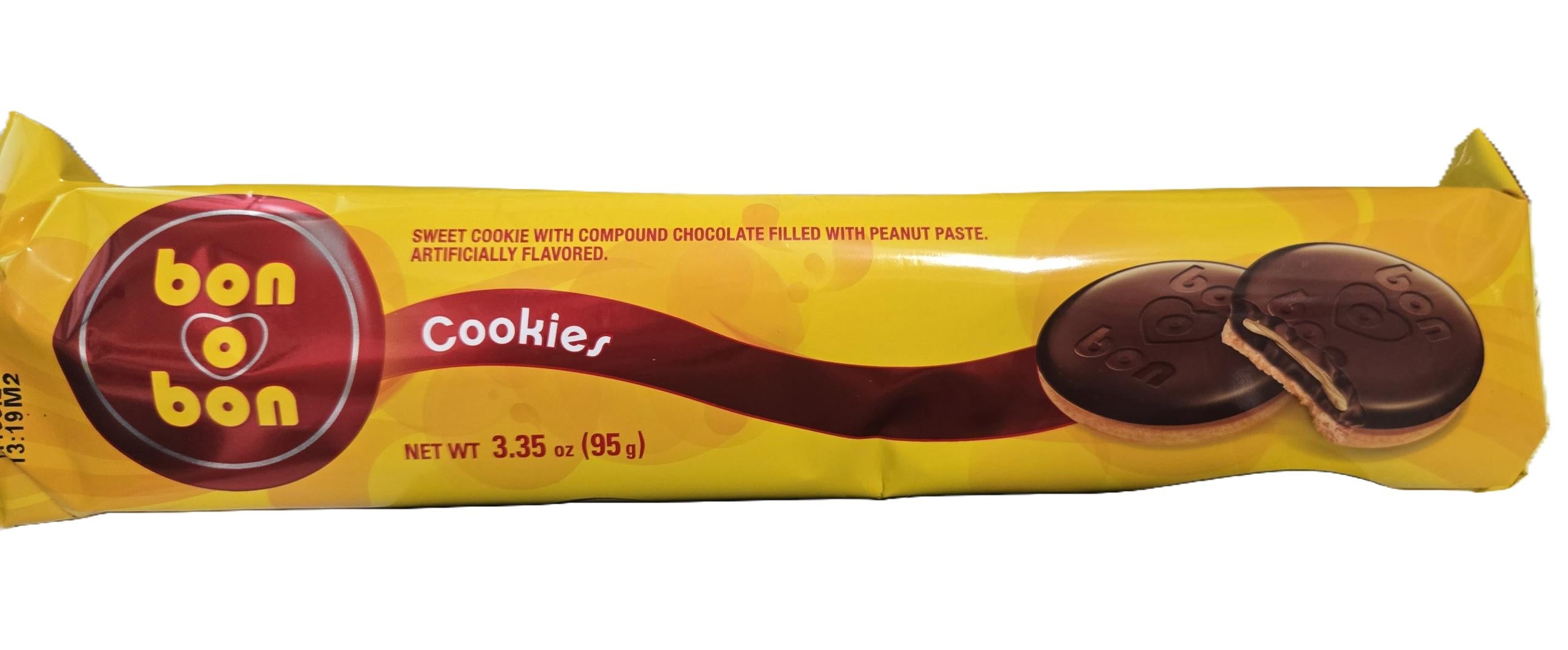 Bon o Bon Sweet Cookies filled with Peanut Paste