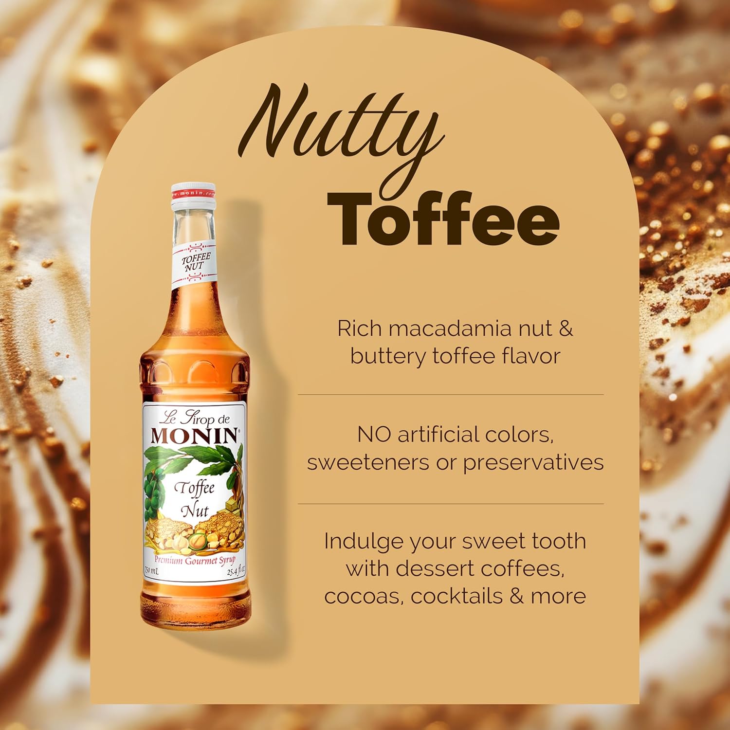 Monin - Toffee Nut Syrup 750ml