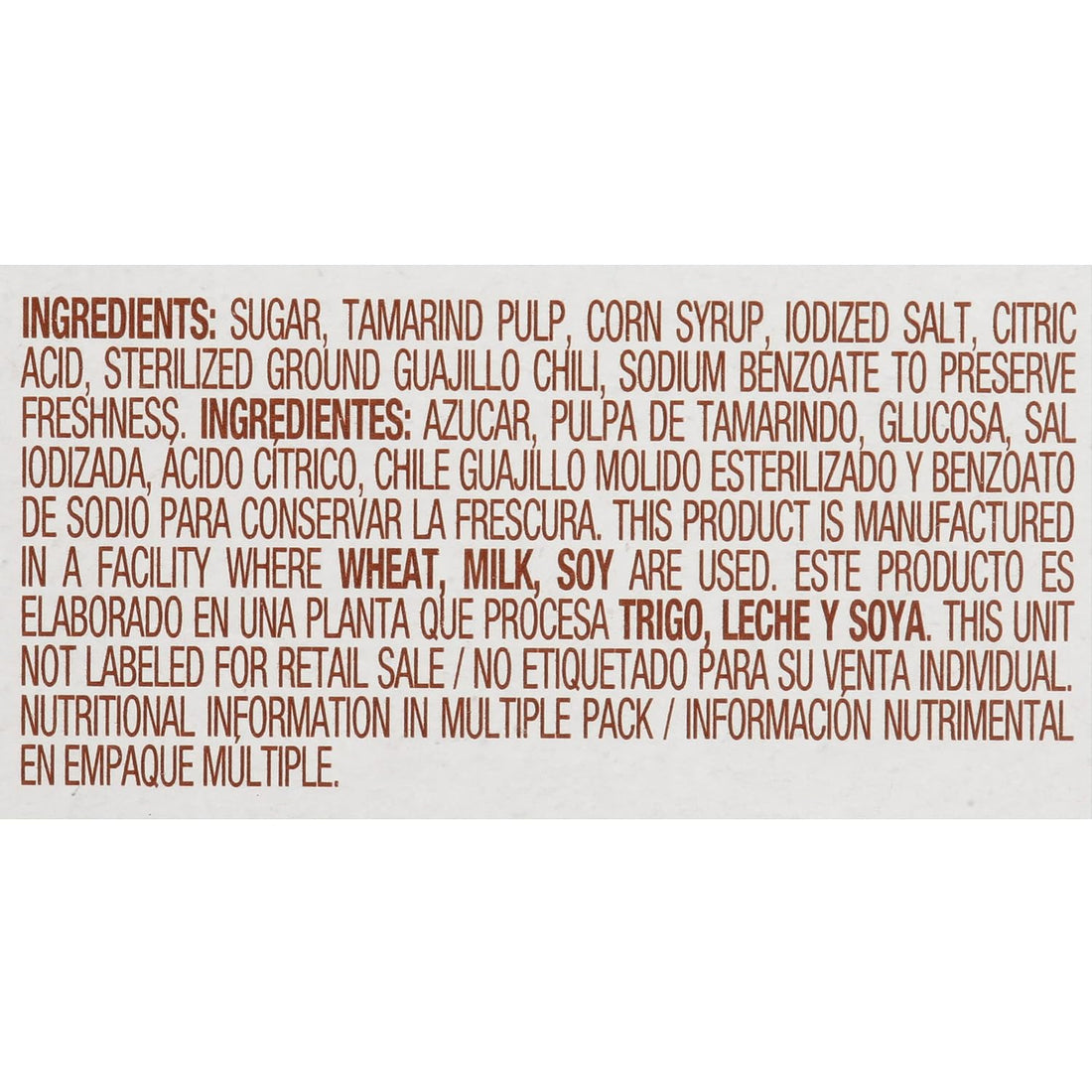 Pulparindo Tamarind Mexican Candy De la Rosa - Original Flavor - One 10 oz (280g