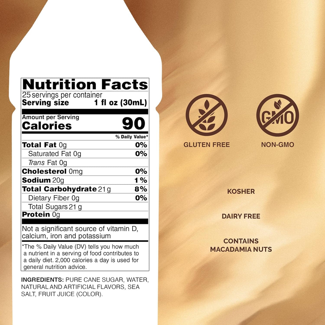 Monin - Toffee Nut Syrup 750ml