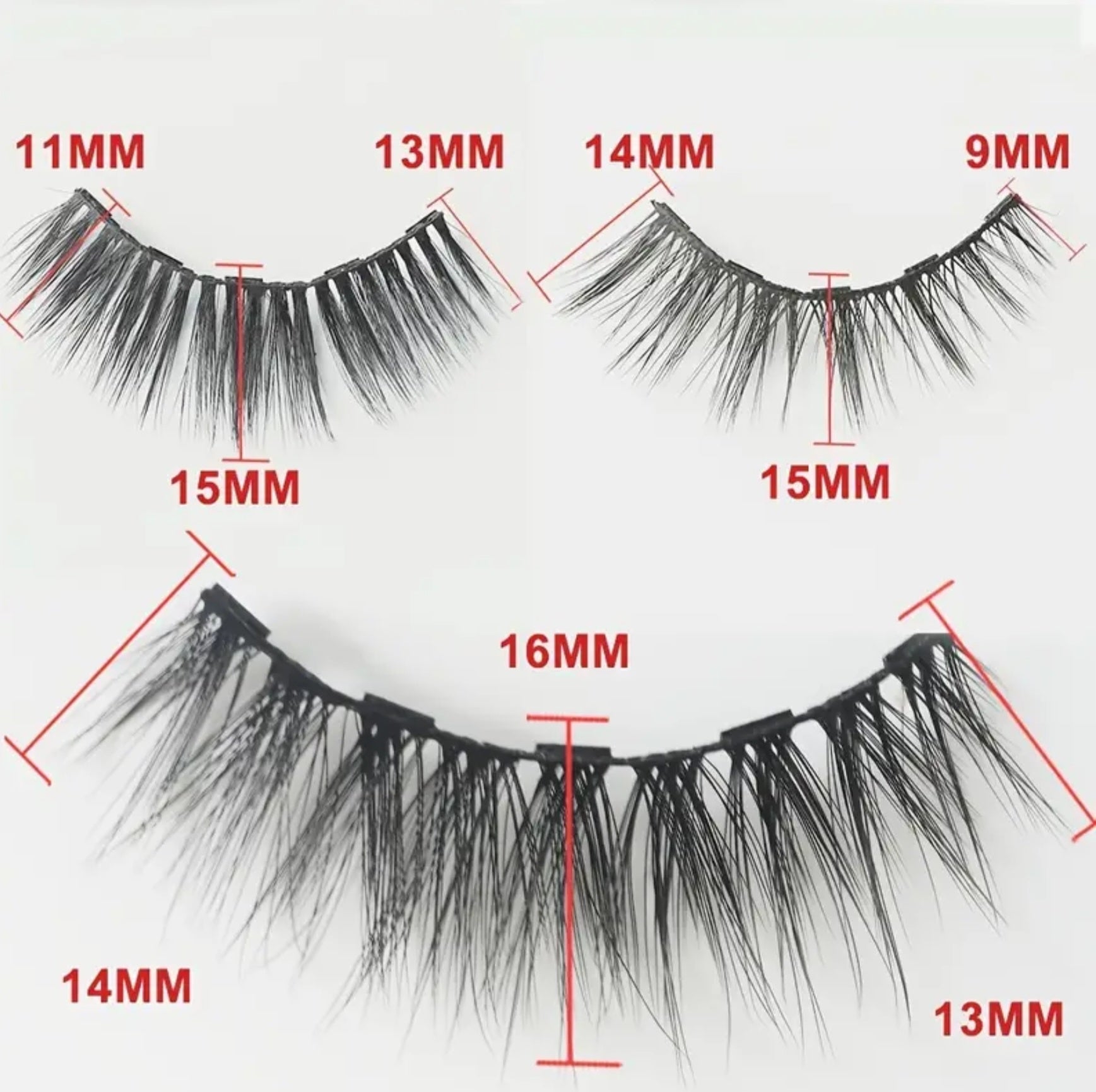 7 Magnetic Eyelashes Kit