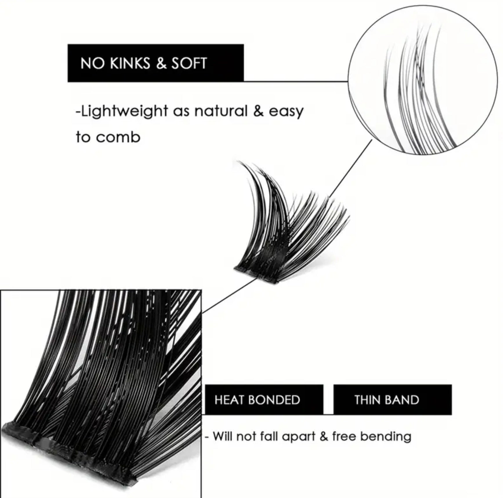 SANISHI 108 Lash D Clusters 8-16mm (Pre-Order)