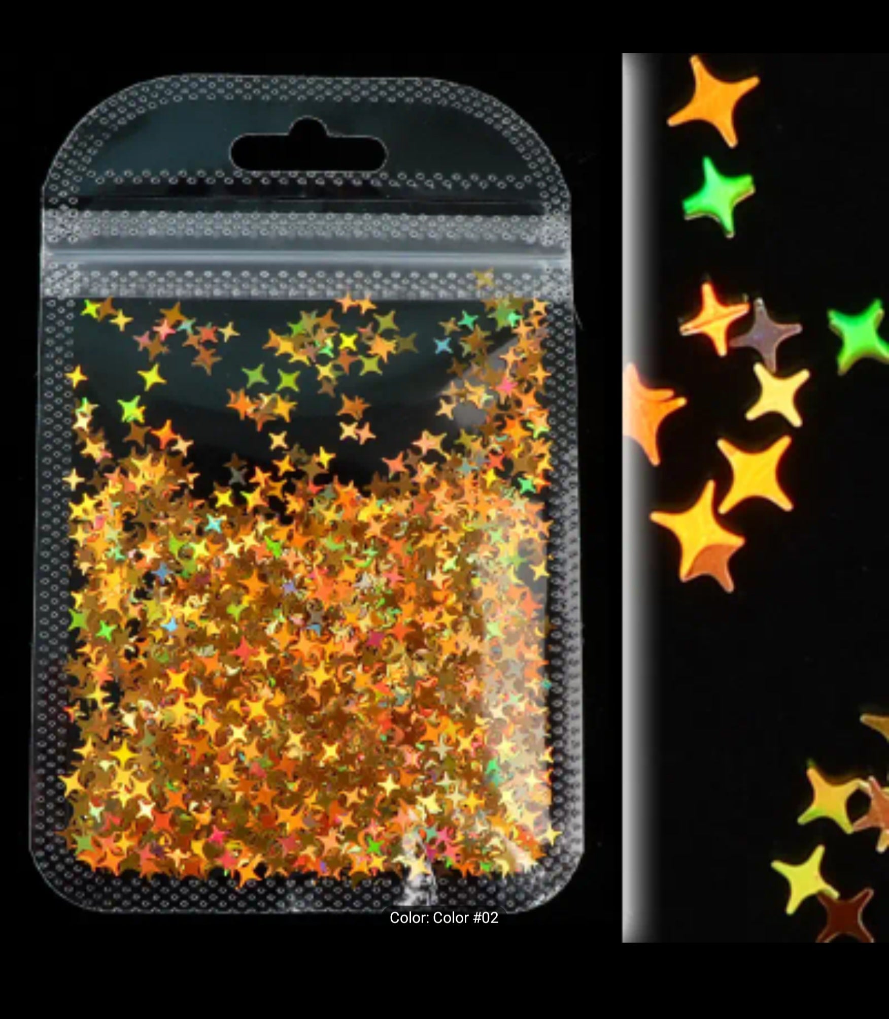 Holo Star Sequins