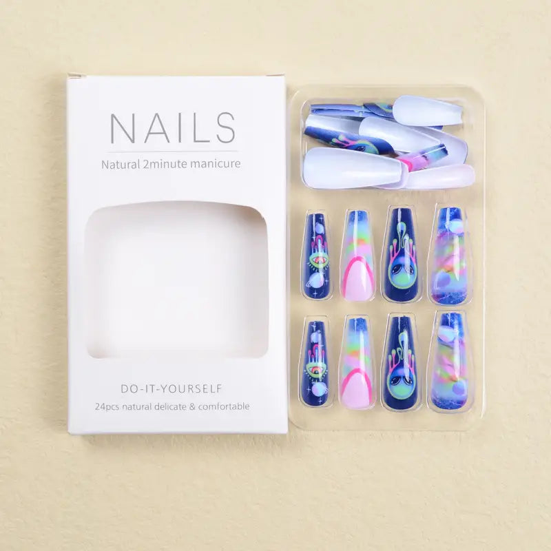 Blue Starry Sky Press-ons