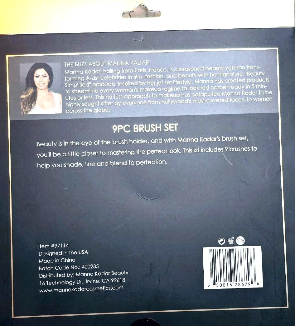 9 pc Make-up Brush Set
