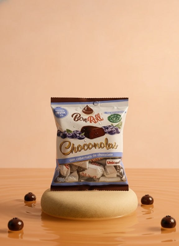 Bon Roll Choconolas Covered Fruits 2.82oz/80g Bag