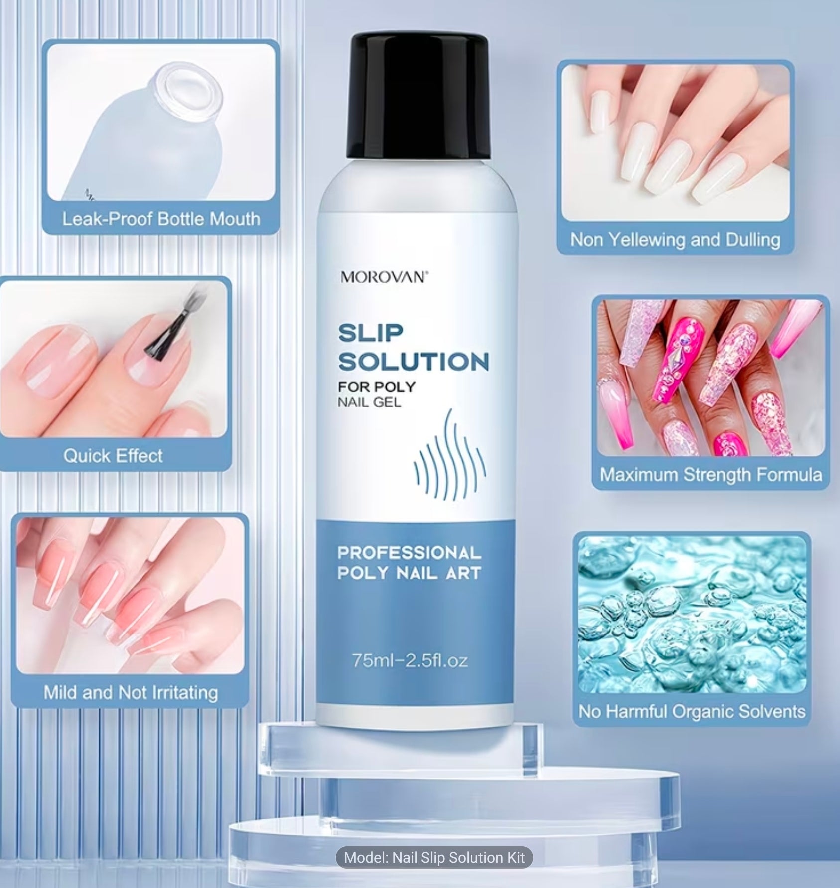 Morovan Nail Slip Solution Kit