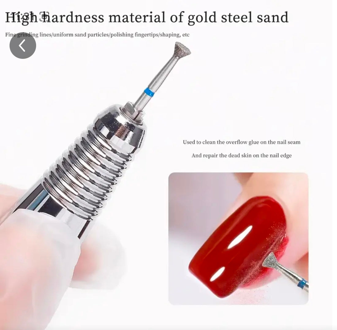 Acrylic Nail Gel Drill Tips 7 pieces