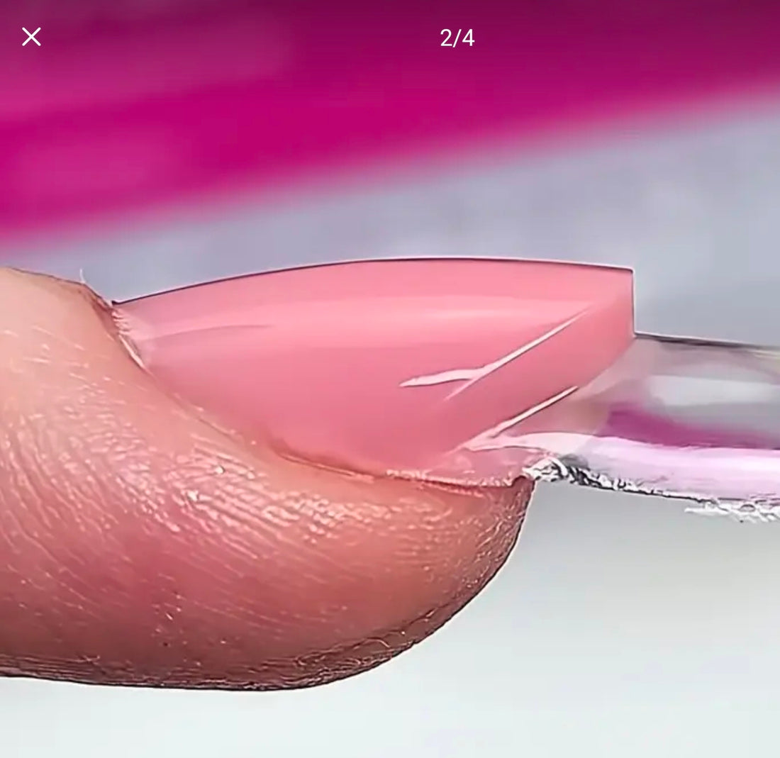 French Double Layer Nail Extension Mold - 12 pieces