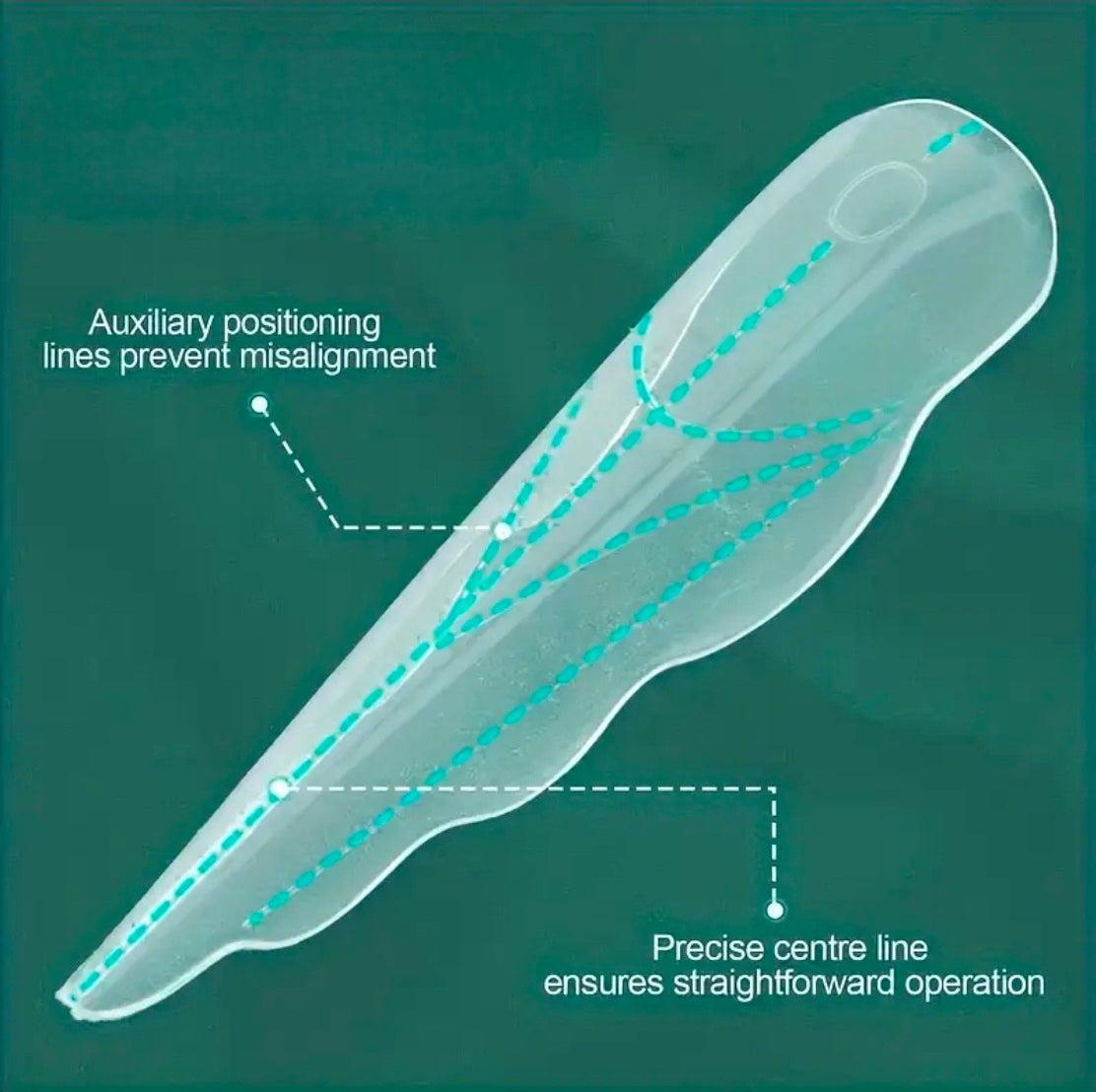 Butterfly Shape Dual Pool Gel Extension Nail Mold 14 pieces