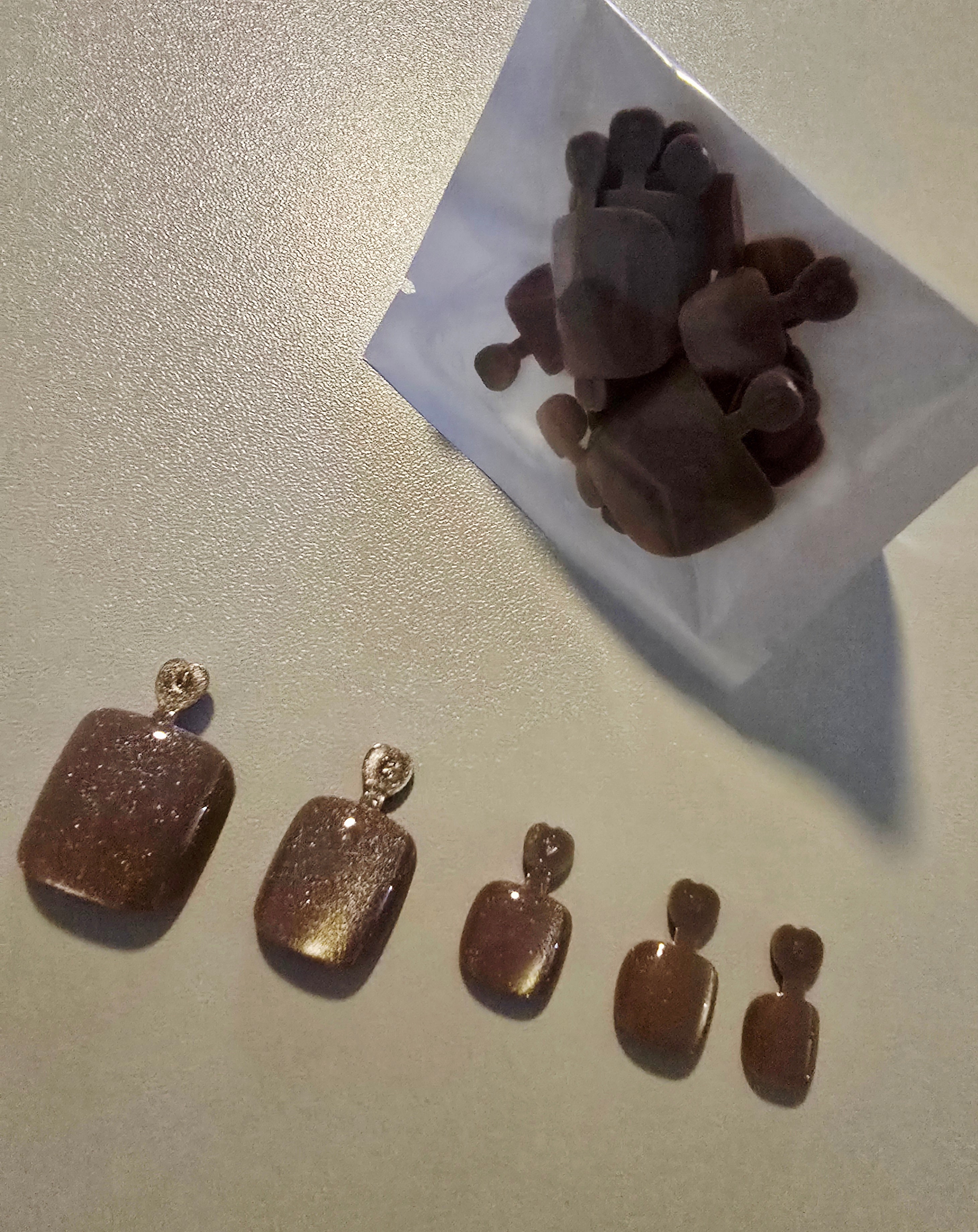 Glitter CatEyes Toe nails Short Square Shape Pearlescent 8 Colors