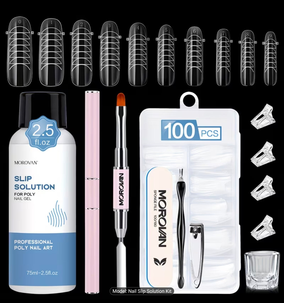 Morovan Nail Slip Solution Kit