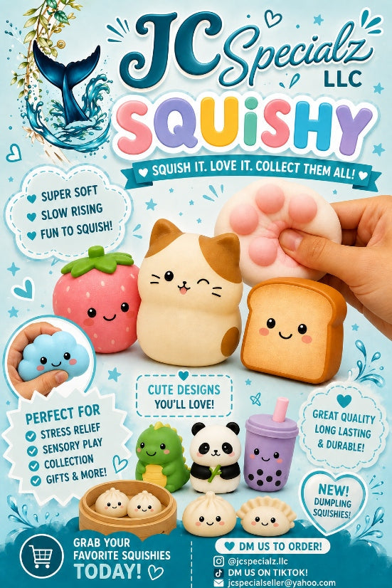 Squishes Collection with multiple designs