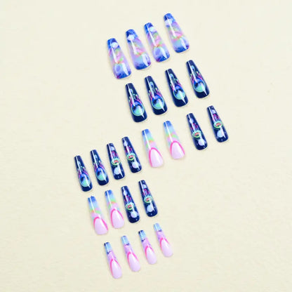 Blue Starry Sky Press-ons