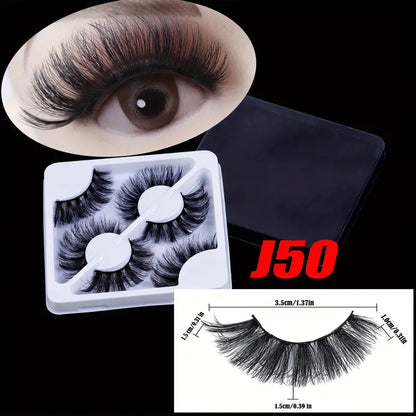 Natural Fluffy 6D Faux Mink