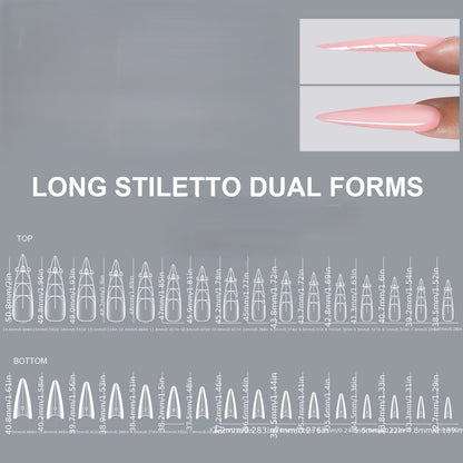 Water Drop Sandwich Layer Nail Dual Form 15 pieces DIY
