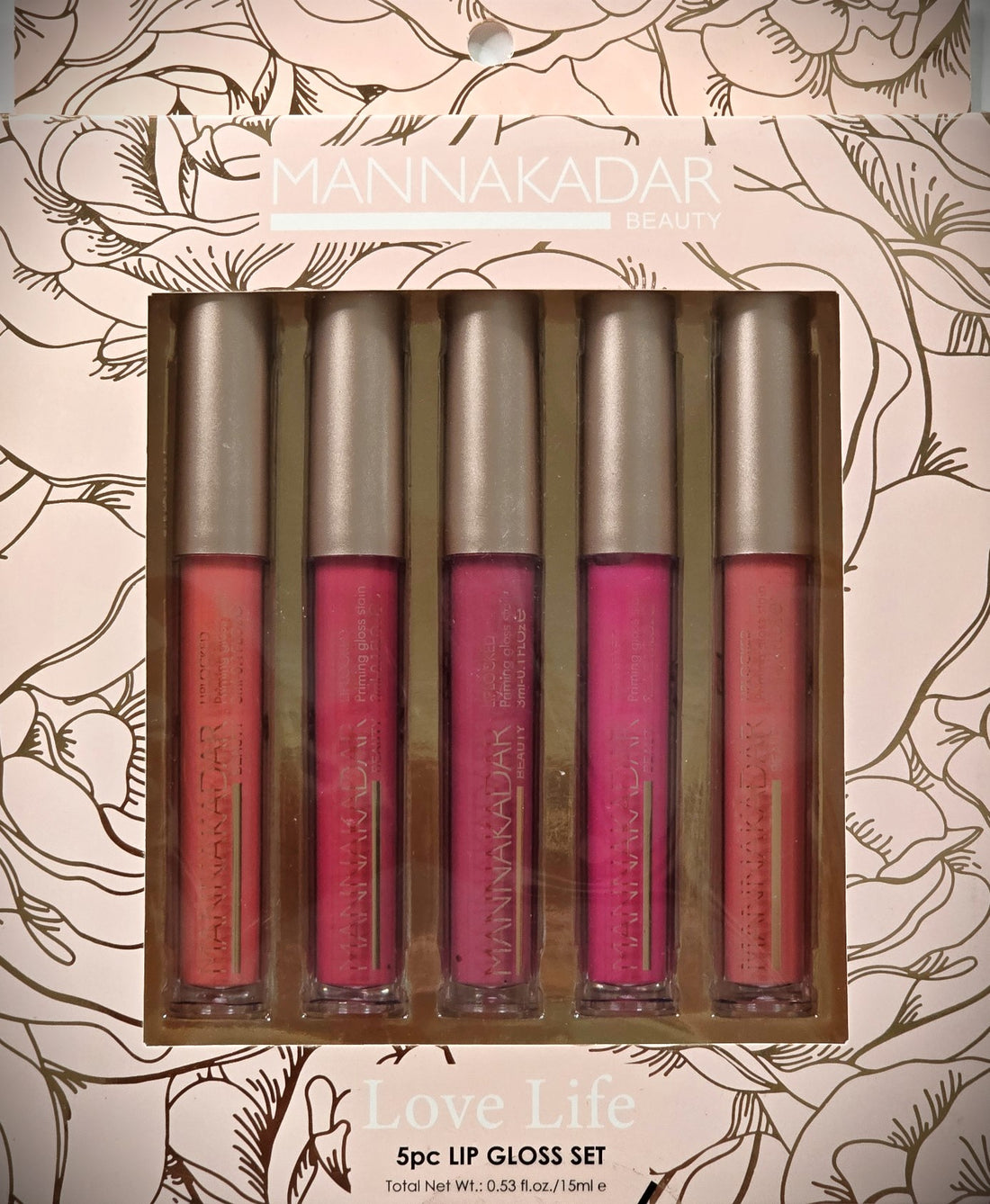 Manna Kadar Love Life 5pc Lip Gloss Set