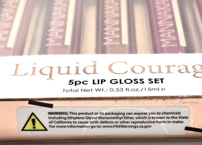 Manna Kadar Liquid Courage 5pc Lip Gloss Set