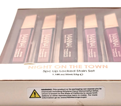 Manna Kadar Night on the Town 5pc Lip Locked Stain Set