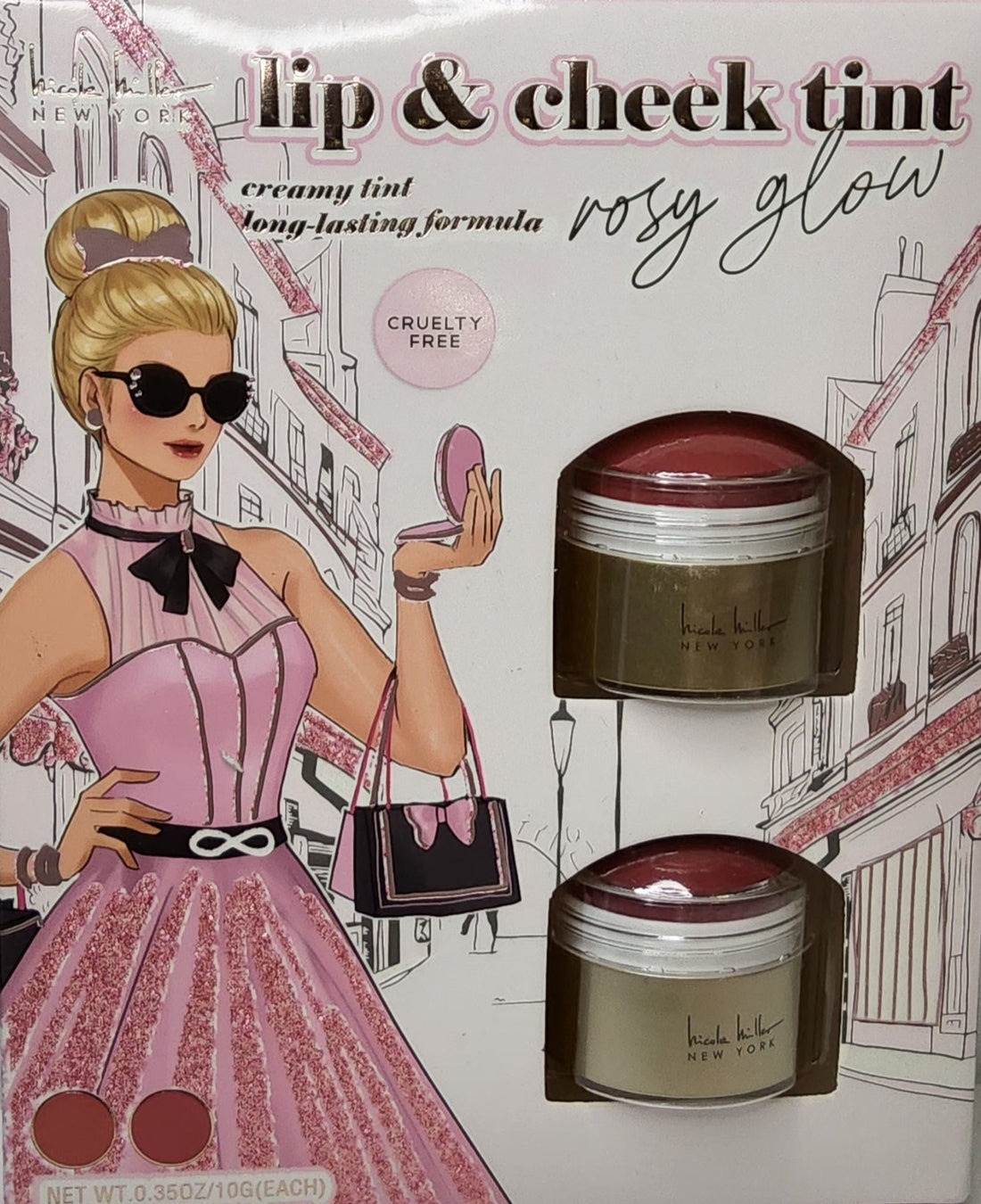 Nicole Miller Lady in Glitter Pink Collection