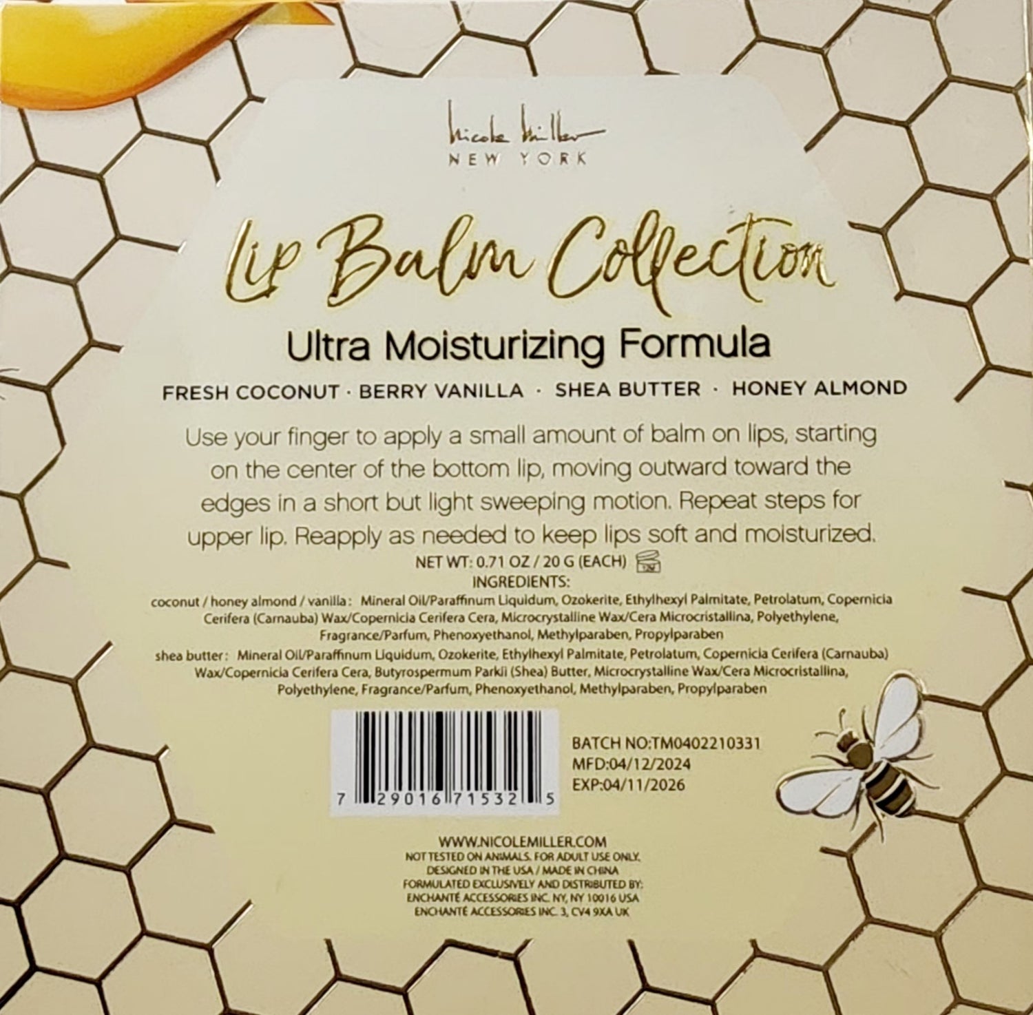 Nicole Miller Bee Collection