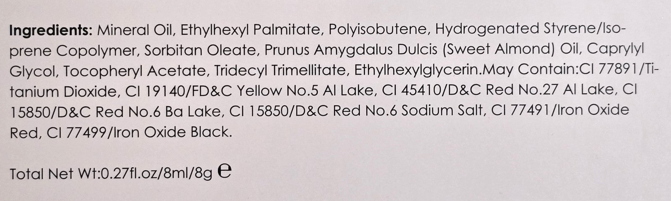 Manna Kadar Beauty Lip Gloss Set, 4 Shades, 0.27 fl.oz/8ml Each