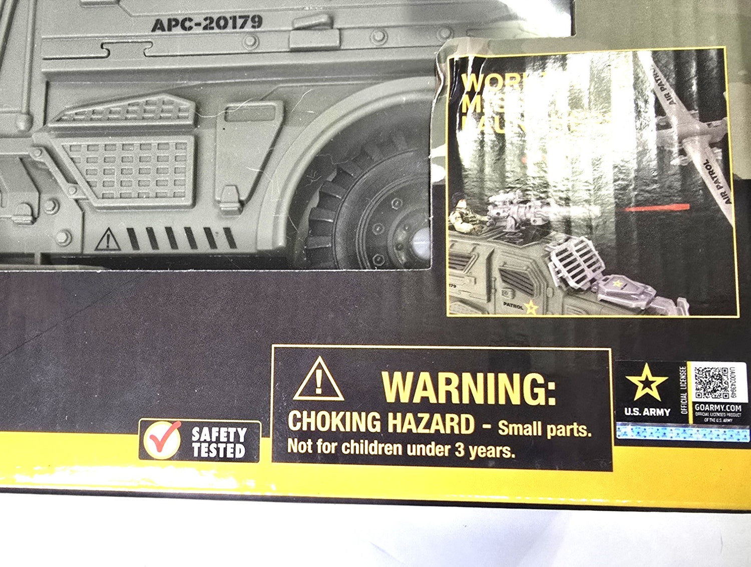 US Army Combined Forces Play Set, 14 Pieces, Working Missile Launchers