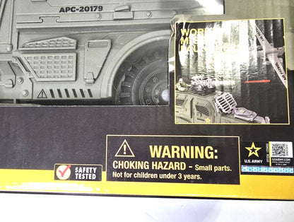 US Army Combined Forces Play Set, 14 Pieces, Working Missile Launchers