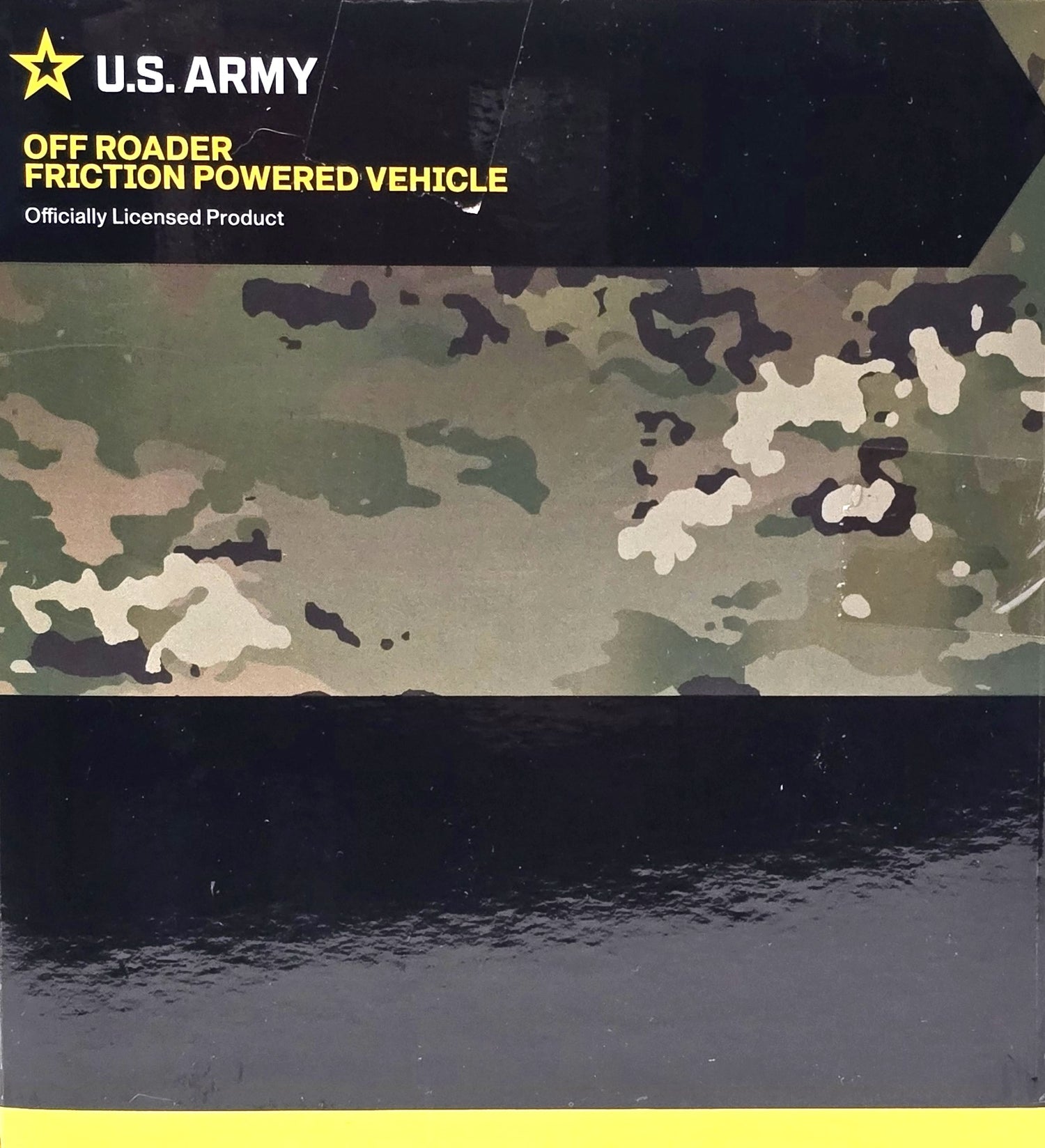 US Army Off Roader Friction Powered Vehicle with Light &amp; Sound RW-20092