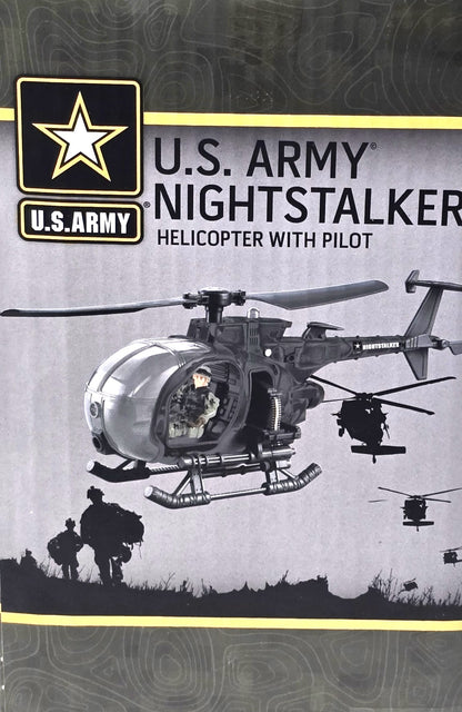 US Army Night Stalker Helicopter with Soldier Figure and Light/Sound