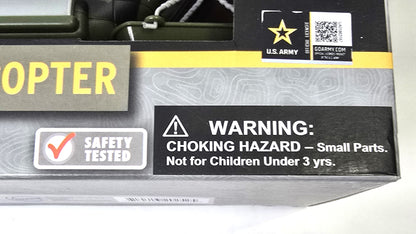 US Army Heavy Rescue Helicopter with Lights and Sounds 3+