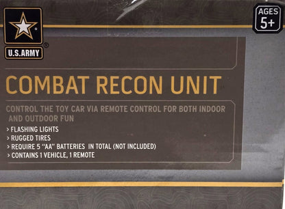 US Army Combat Recon Unit Remote Control Vehicle 5+
