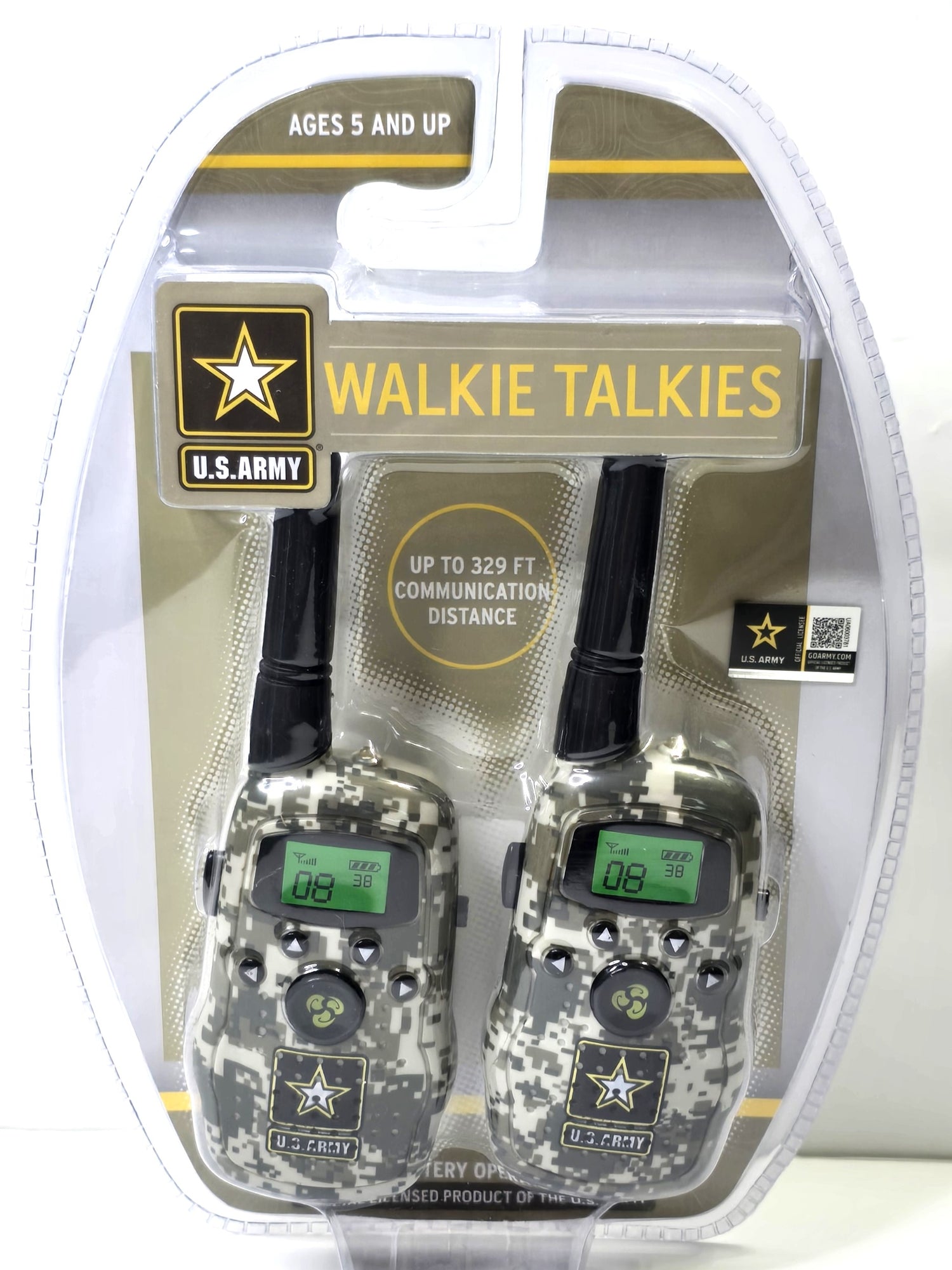 US Army Walkie Talkies Upto 329ft Communication Distance 5+
