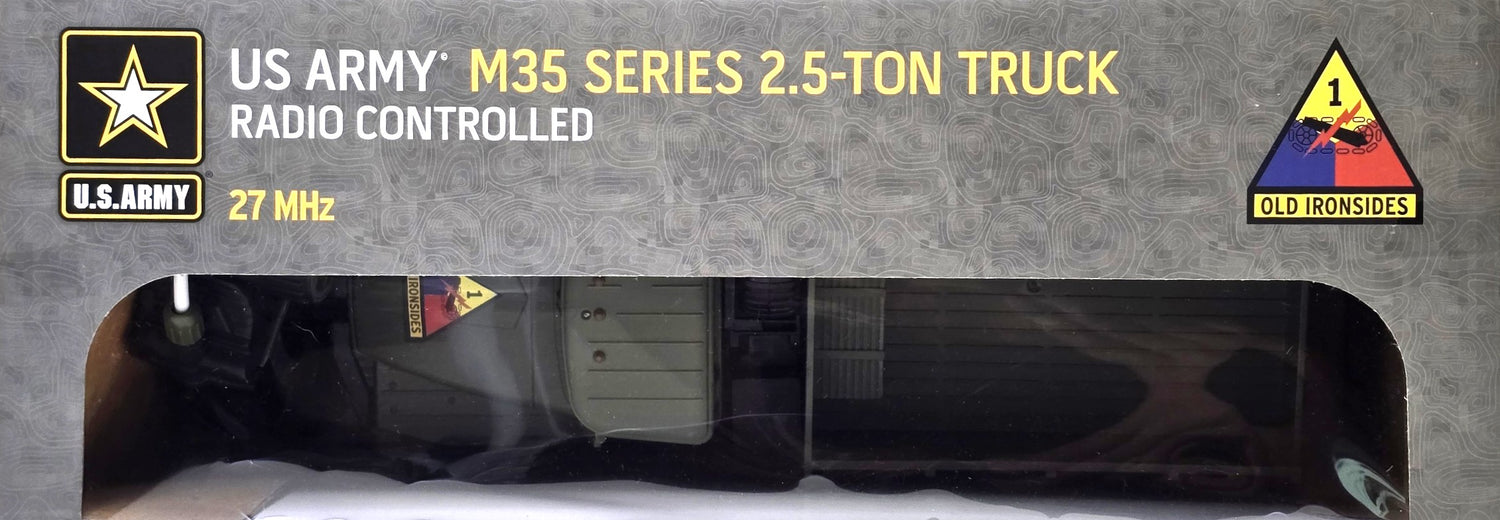 US Army M35 Series 2.5-Ton Truck Radio Controlled Rechargeable Batteries 3+