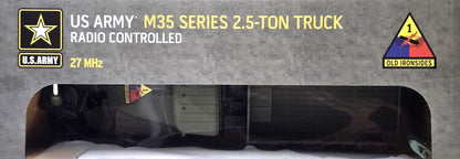US Army M35 Series 2.5-Ton Truck Radio Controlled Rechargeable Batteries 3+